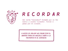 Definiciones - Mudanzas - Recordar