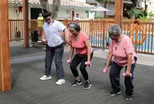 ejercicio em centro del cuidado santa fe