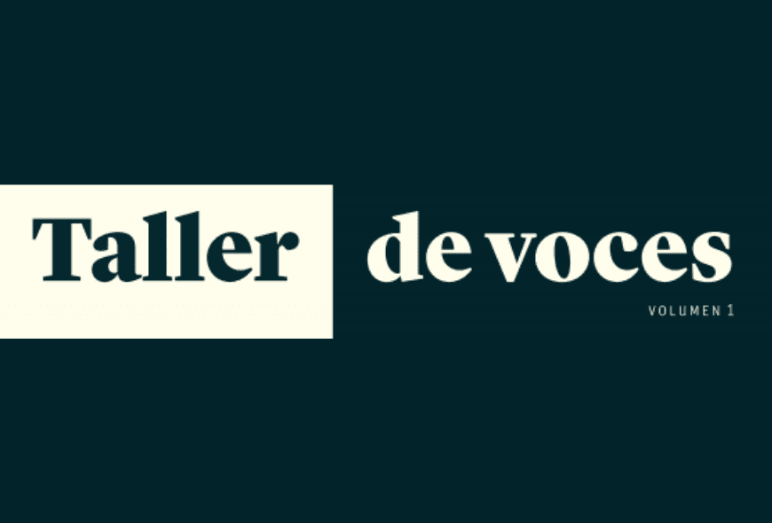 Libro Taller de Voces Volumen 1