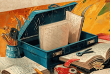 Cabecera caja de herramientas libreros