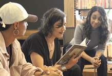 Cabecera bibliotecaria por un día Carolina Sanín