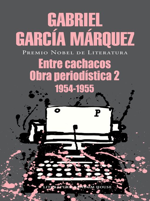 Portada libro Entre cachacos Obra periodística, 2 (1954 1955).