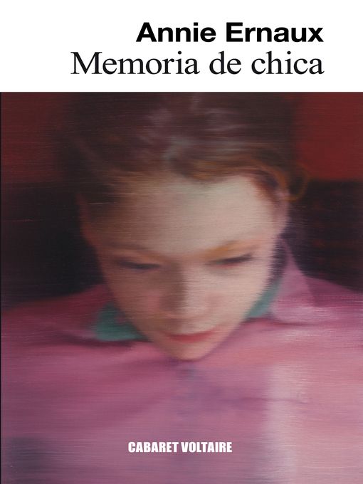 Portada libro Memoria de chica