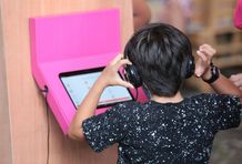 Cabecera sala de lectura audiolibros