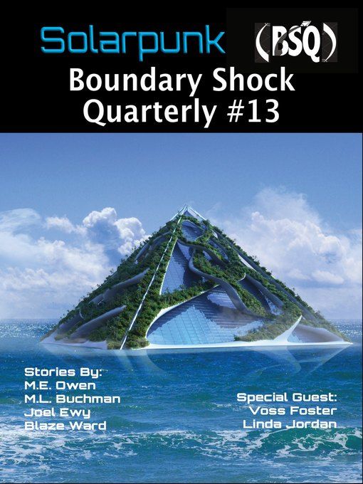 Portada libro Solarpunk Boundary shock quarterly, book 13