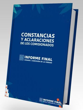Constancias y aclaraciones de los comisionados