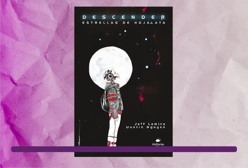 Cabecera del cómic Descender