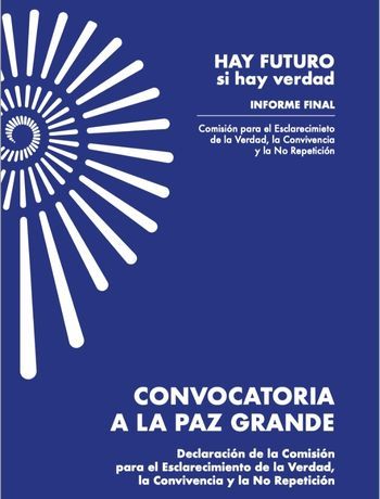 Informe final Comisión de la Verdad   Convocatoria a la paz grande