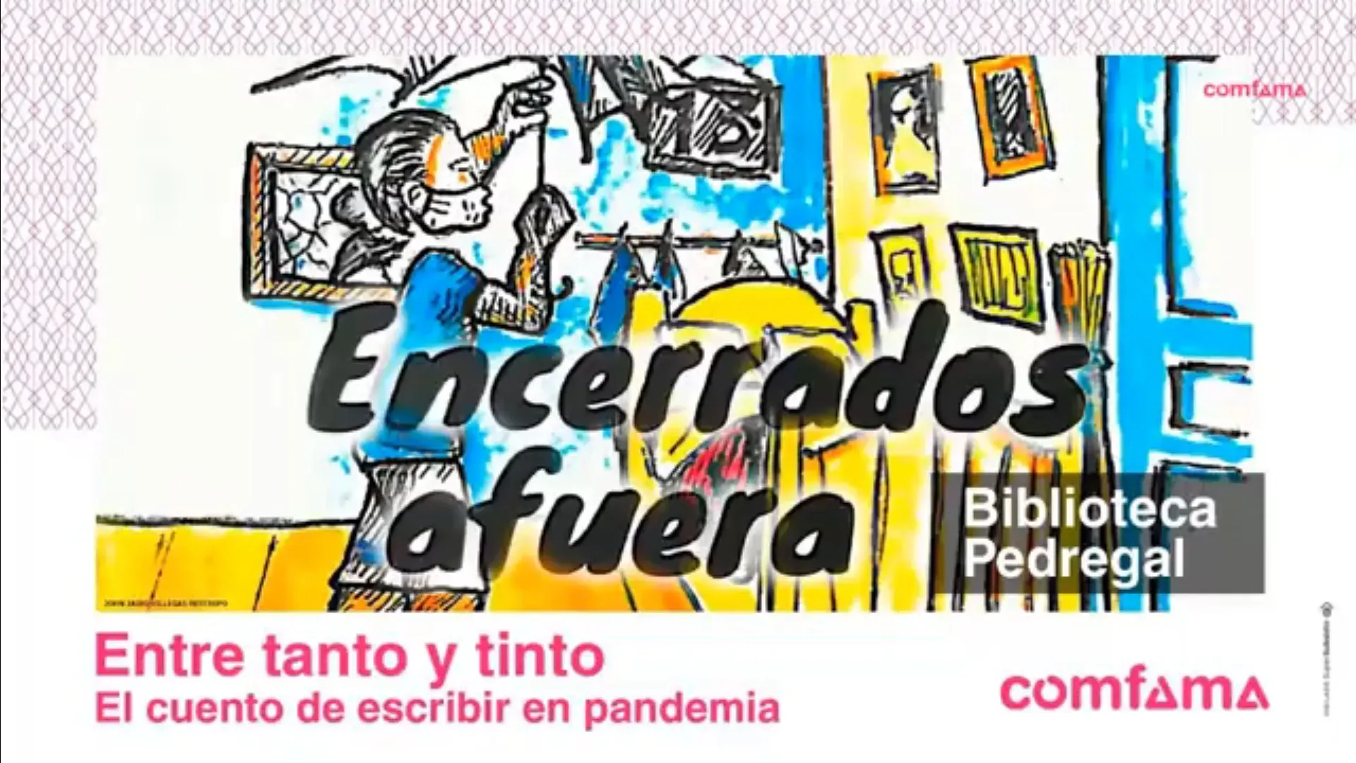 Invitación entre tanto y tinto Julio