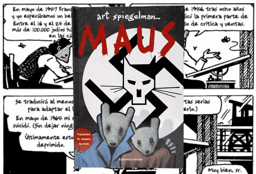 Eje   Portada del libro Maus
