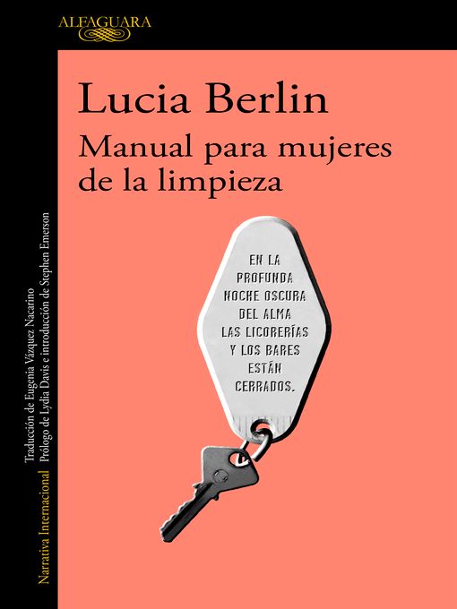 Portada Manual para mujeres de limpieza de Lucía Berlín