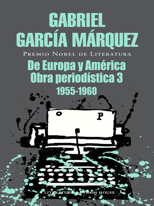 Portada libro De europa y américa Obra periodística, 3 (1955 1960).